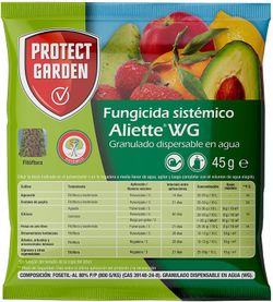 Fungicida sistémico Aliette WG para Huerto y Jardín 45gr