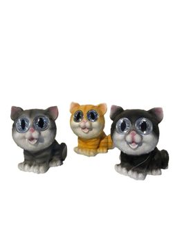 Gato con ojos brillantes de 6cm Smart Solar