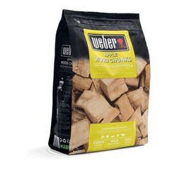 Grandes trozos de madera manzana 1.5kg Weber