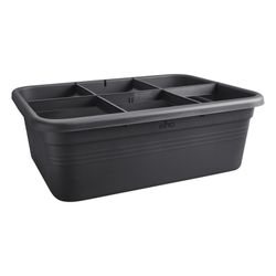 Green Basics Grow Garden L - Bandeja de plántulas negra