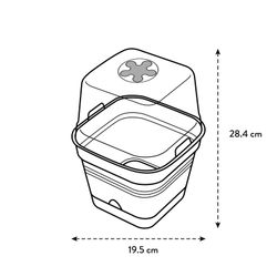 Green Basics Growpot Square All In 1