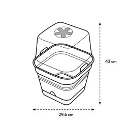 Green Basics Growpot Square All In 1
