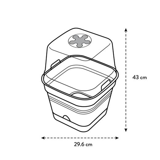 Green Basics Growpot Square All In 1
