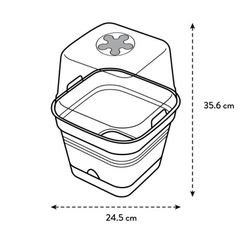 Green Basics Growpot Square All In 1