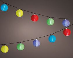 GUIRNALDA LUZ SOLAR 450CM FAROLILLO CHINO MULTICOLOR