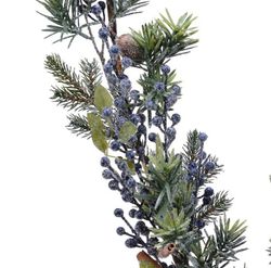Guirnalda pe moras azules heladas dia 20.00-H 180.00cm color Green/blue