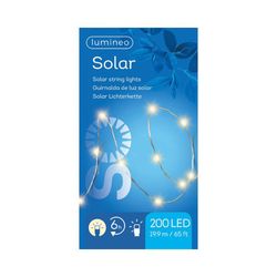 Guirnalda solar 200 LED Lumineo