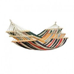 Hamaca de poliéster y algodón de rayas