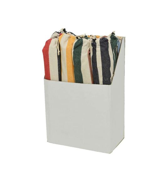 Hamaca de poliéster y algodón de rayas