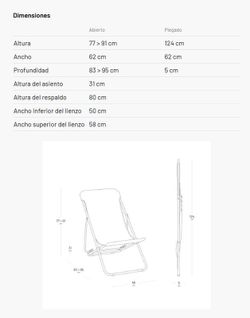 Hamaca plegable multi-posición Maxi Transat - Batyline® Iso - Naranja Clementine
