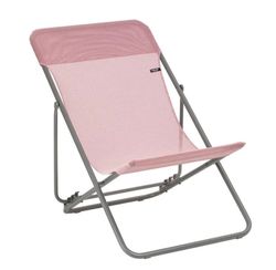 Hamaca plegable multi-posición Maxi Transat - Batyline® Iso - Rose Cerisier