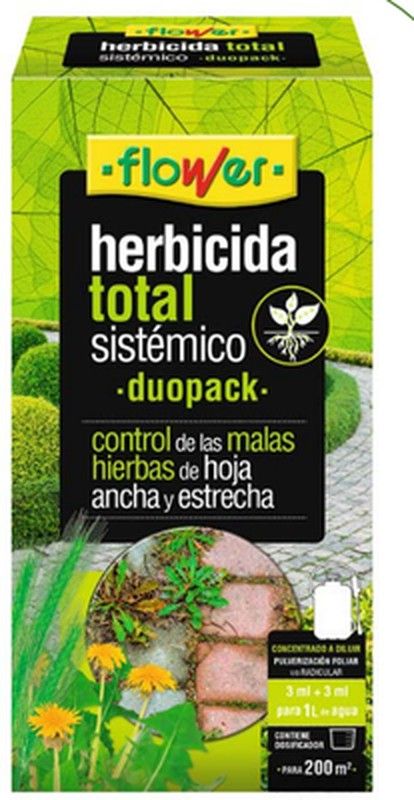 Herbicida total concentrado Sistemico 25 + 25 ml Flower