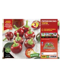 Pimiento Picante Redondo Topik 6 Plantas En Pack