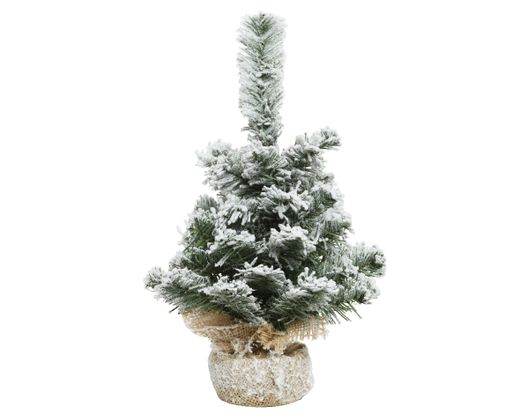 Imperial mini árbol cubierto de nieve interior dia45.00-H75.00cm color Green/white