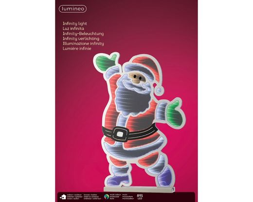 Infinity Lights Pet Santa Stady 83 x 120 x 120 CM