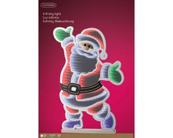 Infinity Lights Pet Santa Steady Indoor  41.2x59.6x62