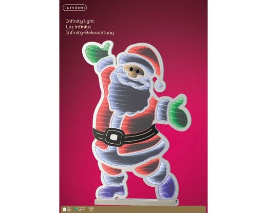 Infinity Lights Pet Santa Steady Indoor  41.2x59.6x62