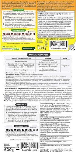 Insecticida Granulado Suelo 600 gr Ecologico Solabiol