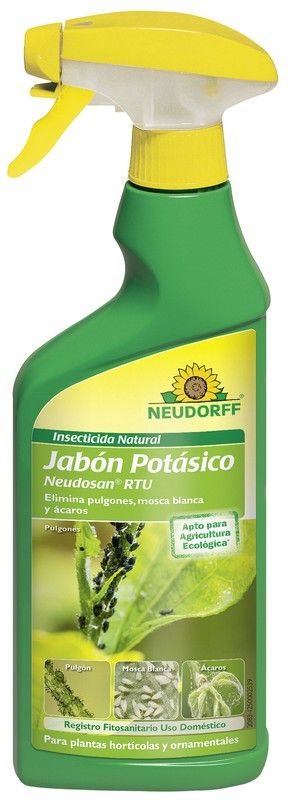 Insecticida natural Neudorff de Jabón Potásico Neudosan RTU 500ml