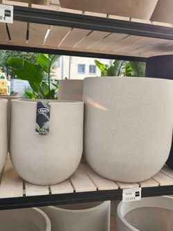 JAPI - Campana Rotacional Rustic 33x33x34cm Blanco Marfil