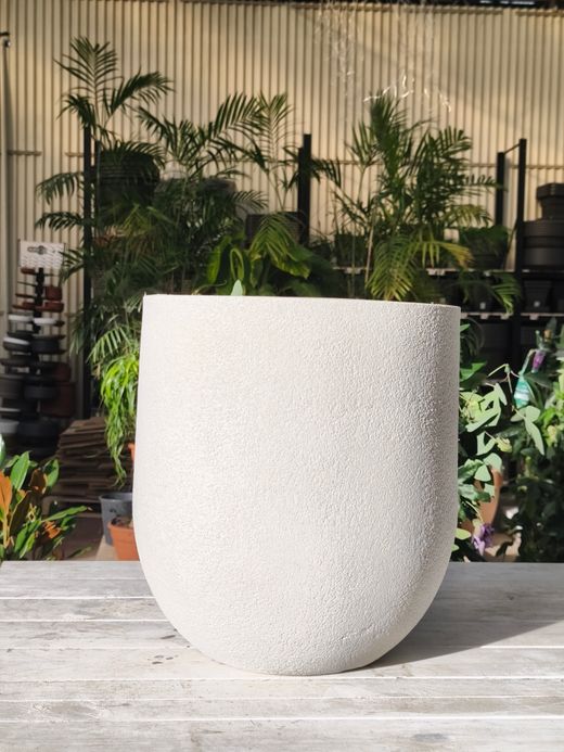 JAPI - Campana Rotacional Rustic 44x44x47cm Blanco Marfil