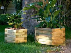 Jardinera Baroque con asas Hexagonal 45XH.28X19LT  Forest Style