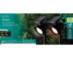 Kaemingk Foco Solar Negro / Blanco Cálido L13-W11-H31.50CM-7L