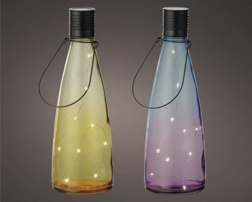 Kaemingk Luces solares para botellas surtido Blanco/cálido DIA9-H26CM-10L