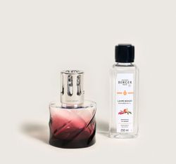 Lamp. Cofre Lámpara Berger Spirale Rojo