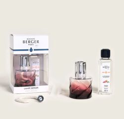 Lamp. Cofre Lámpara Berger Spirale Rojo