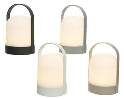 Lámpara de mesa con pilas y temporizador Lumineo