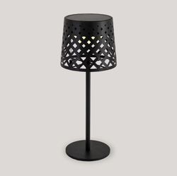 Lampara Solar de Mesa Negra Gretita  New Garden