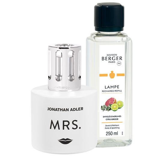 Lámpara Berger " sr color blanco + regalo una recarga envolée d'a citrus 250 cc