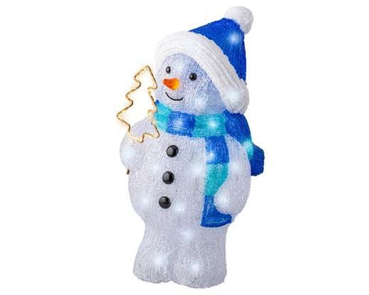 LED Snowman Acrylic Steady Outdoor L20.50-W21.50-H43.20CM-95LBLA