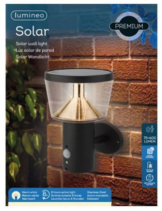 Led solar para pared LW con sensor Lumineo