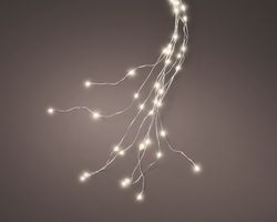Luces LED Bunch color silver/blanca fria 195cm-40l