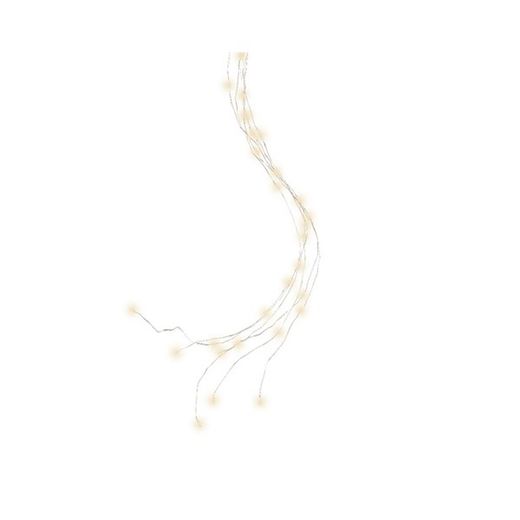 Luces LED Bunch color silver/blanca fria 195cm-40l