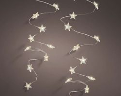 Luces LED Bunch color silver/blanca fria 195cm-40l
