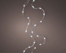 Luces LED Bunch color silver/blanca fria 195cm-40l