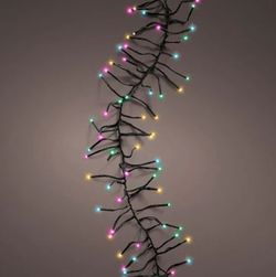 Luces LED Cluster Cable Negro