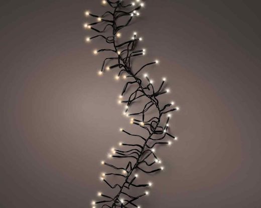 Luces LED Cluster Cable Negro