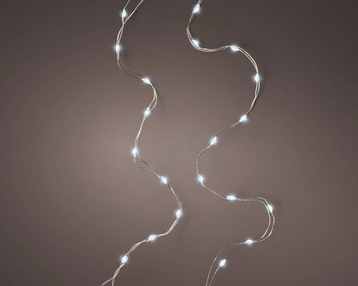 Luces LED Durawise Basic   495cm 100l color silver/blanca calida