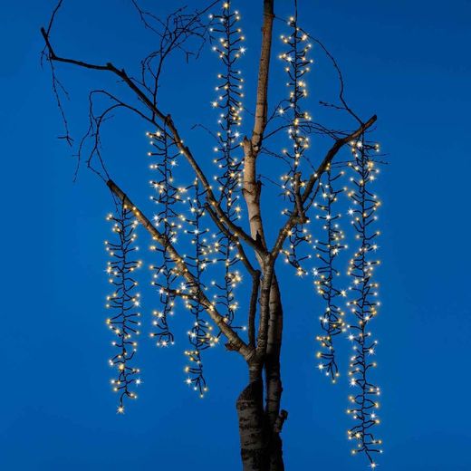Luces LED l200.00cm-1080l color black/warm white/classic blanca calida