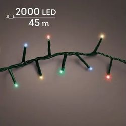 Luces led twinkle compact cable verde Lumineo