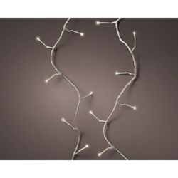 Luces led twinkle lights cable blanco 18m 240led tono cálido Lumineo