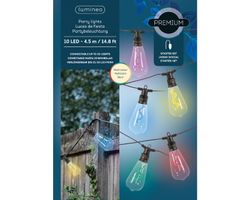 Luz de Fiesta Led Fija para exterior 450CM-10L Black/multi