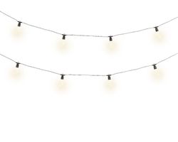 Luz de Fiesta Led Fija para exterior 50CM-10L BLACK/WARM WHITE