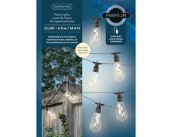 Luz de Fiesta Led Fija para exterior 50CM-10L BLACK/WARM WHITE