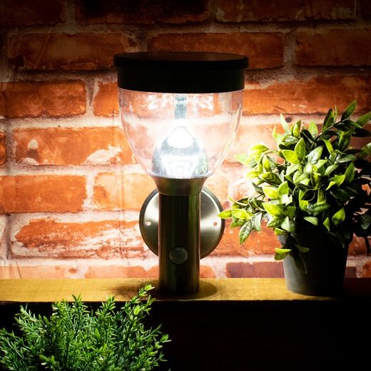 Luz LED Solar de pared con Sensor Lumineo