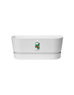 Maceta Greenville rectagular color blanco Elho®